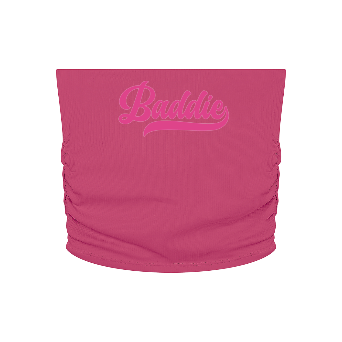Women’s Ruched Cropped Yoga Tube Top