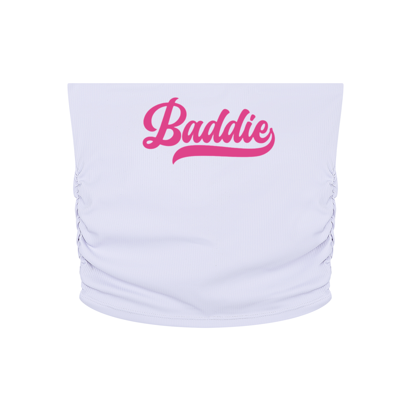 Women’s Ruched Cropped Yoga Tube Top