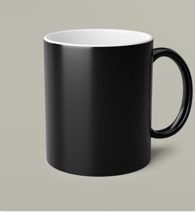 custom  heat color changing cofee mug