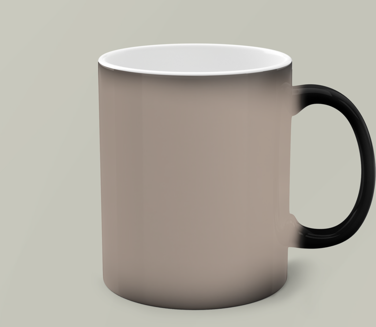 custom  heat color changing cofee mug